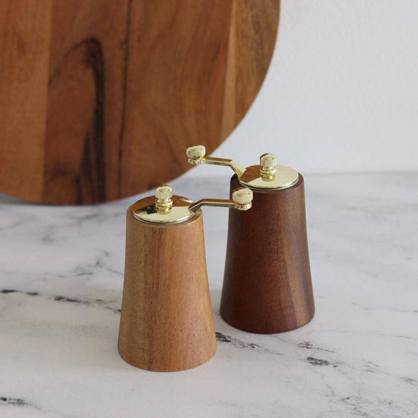 Acacia Wood Salt + Pepper Mills – The Address for Home Interiors