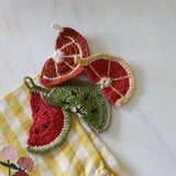 Fruity Fun Cotton Crochet Dish Scrubbers - Holistic Habitat 