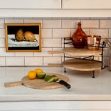 Country Kitchen Cutting Boards With Stand - Holistic Habitat 