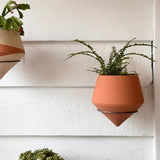 The Minimalist Holistic Habitat Raw Terracotta Wall Planter - Holistic Habitat 