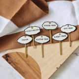 Stoneware Food Markers - Holistic Habitat 