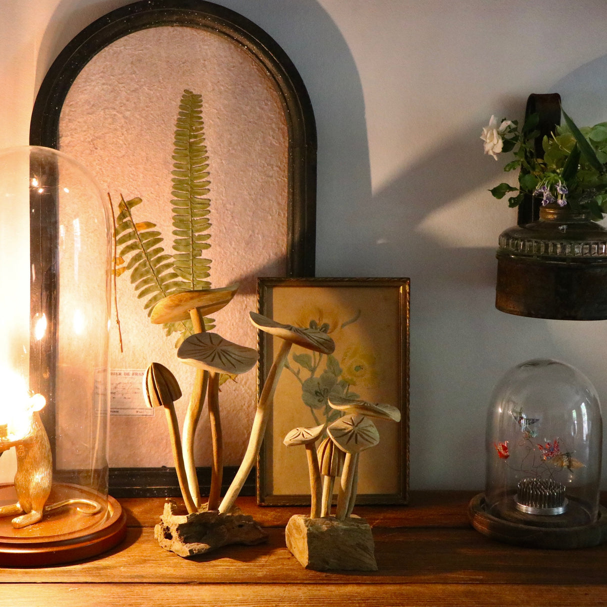 Boston Fern Pressed Dried Botanical Art