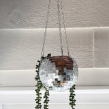 Disco Ball Hanging Planter - 6 Inch - Holistic Habitat 