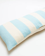 Cabana Stripe XL Lumbar Pillow - Cloud Stripe - Holistic Habitat 