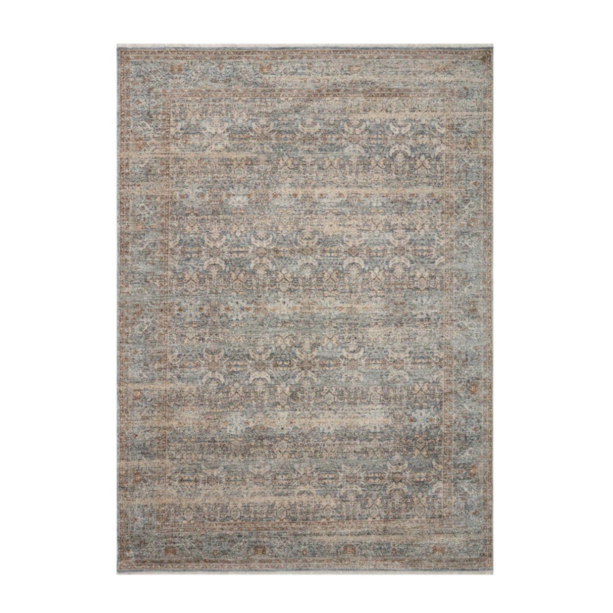 Blake Rug- Ocean & Mocha - Holistic Habitat 