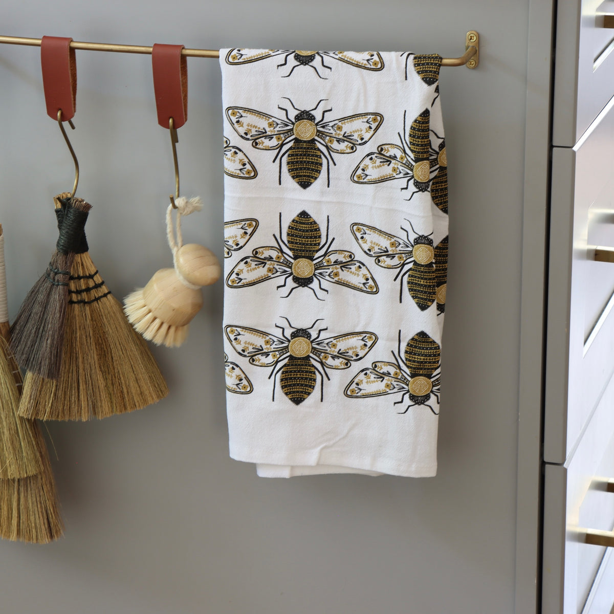 Busy Bee Flour Sack Tea Towel - Holistic Habitat 