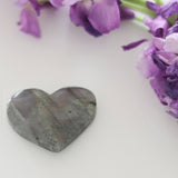 Purple Labradorite Heart - Holistic Habitat 