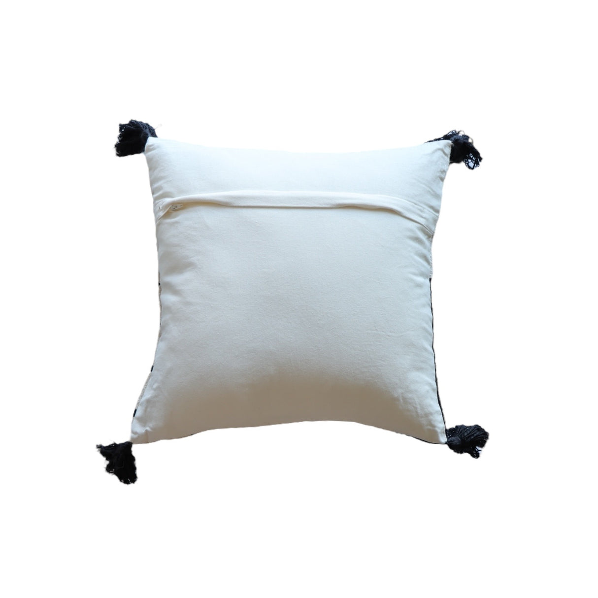 Geometric Embroidered Pillow Cover - Holistic Habitat 