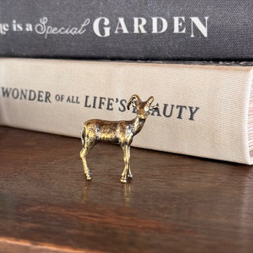 The Goat Mini Brass Animal - Holistic Habitat 