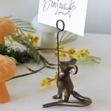 Cast Iron Mouse Card Holder - Holistic Habitat 