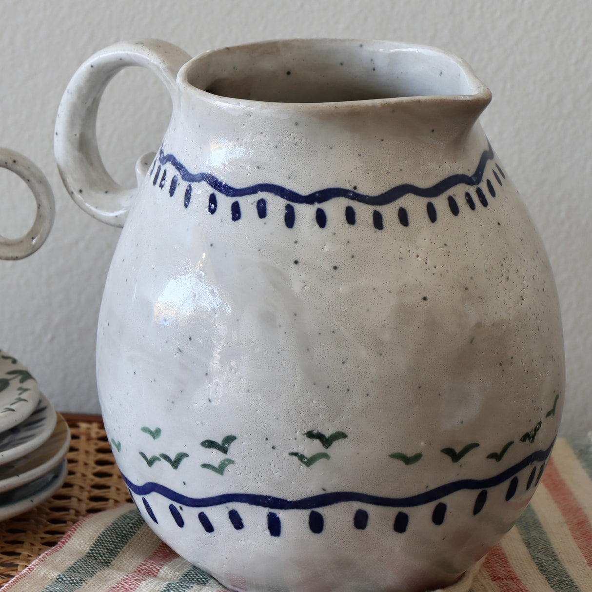 Madelyn in the Meadow Hand-Painted Horse Pitcher