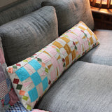 Summer at the Farm Cotton Quilted Lumbar Pillow - Holistic Habitat 