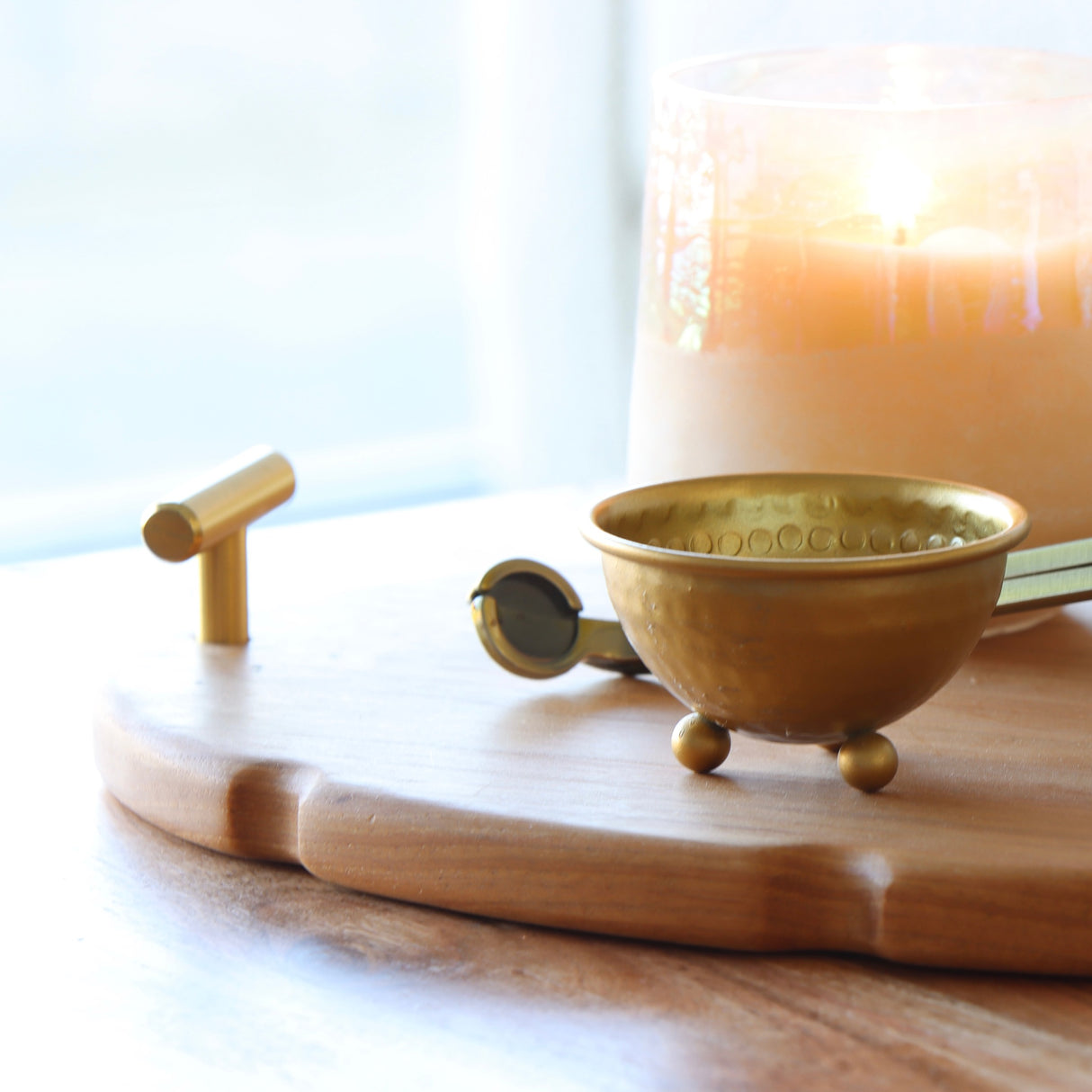 Tiny Hammered Gold Metal Bowl - Holistic Habitat 