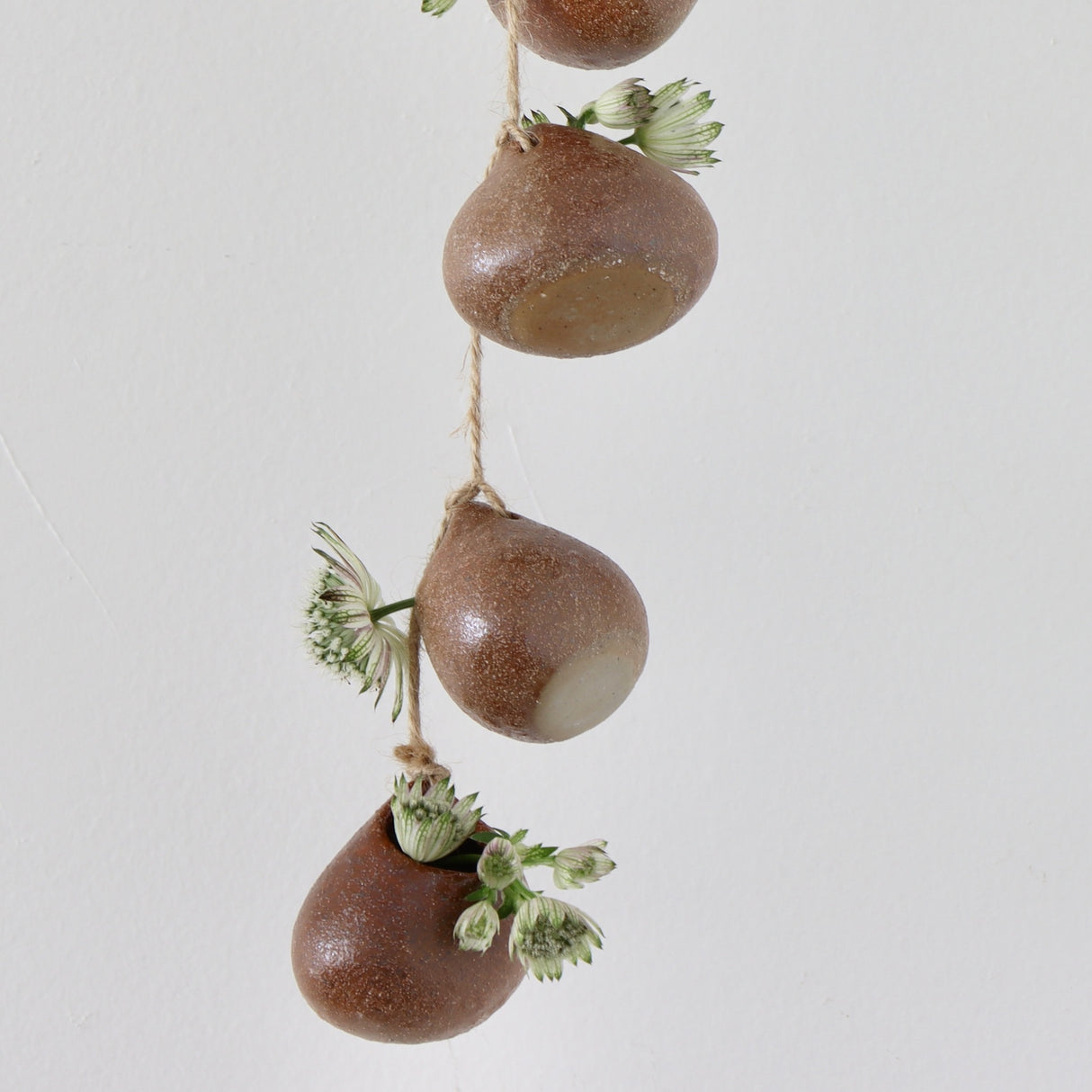 Bobbles Stoneware Hanging Vases - Holistic Habitat 