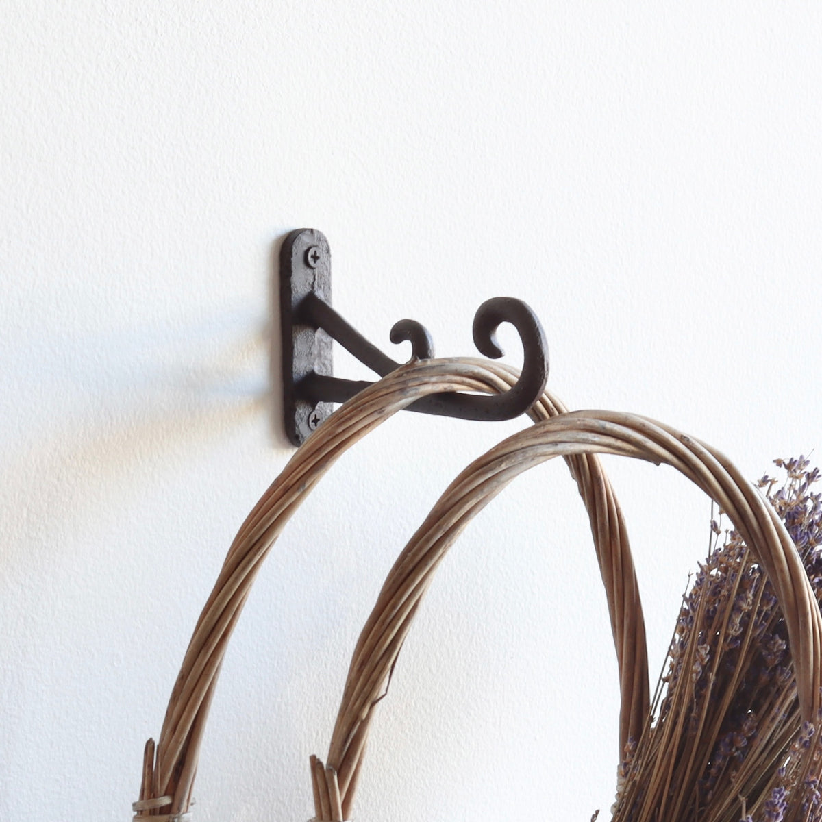 French Country Cast Iron Double Hook - Holistic Habitat 
