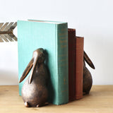 Bronze Bunny Metal Bookends - Holistic Habitat 