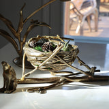 Gilded Cast Nest Bowl - Holistic Habitat 