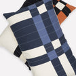 Patchwork Plaid Lumbar Pillow Cover: Navy - Holistic Habitat 