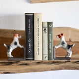 Jack Russell Terrier Cast Iron Bookends - Set of 2