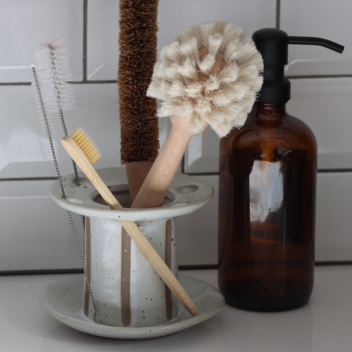 Natural Dish Brush   HorseHair