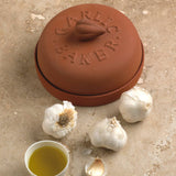 7" Garlic Baker, Terra Cotta - Holistic Habitat 