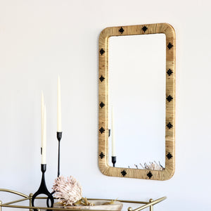 Maxwell Rattan Wall Mirror - Holistic Habitat 