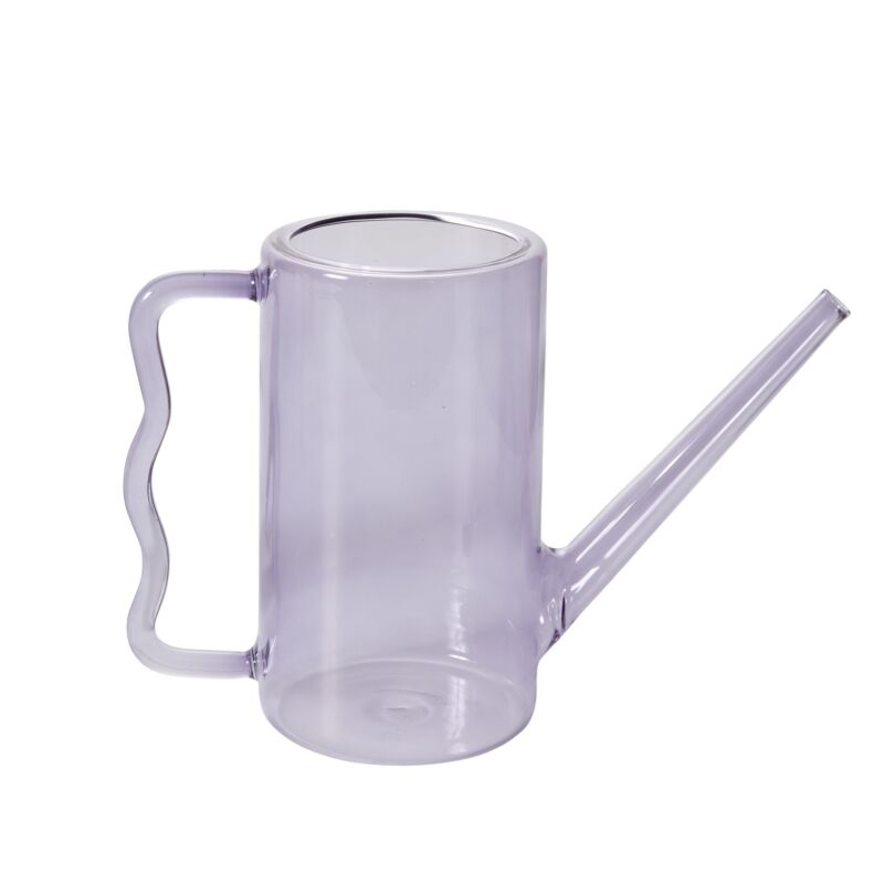 Ellie Lavender Glass Watering Can - Holistic Habitat 