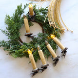 Holiday Glow Clip On LED Candle Lights - Set of 6