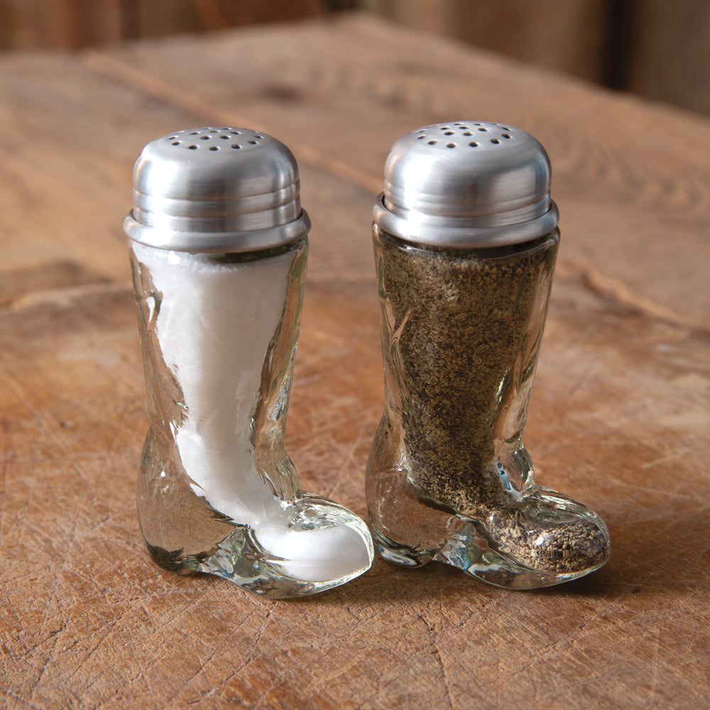 Howdy Cowby Boot Salt & Pepper Shakers