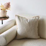 Hygge Cream Boucle Throw Pillow Cover