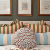 Bellows Stripe Cotton Cushion Cover