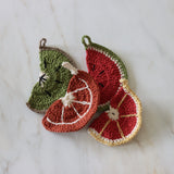 Fruity Fun Cotton Crochet Dish Scrubbers - Holistic Habitat 