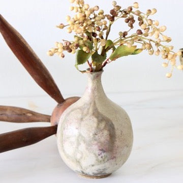 Handmade Vintage Pottery Vase - Holistic Habitat 
