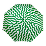 Kelly Green Bars Duck Head Umbrella