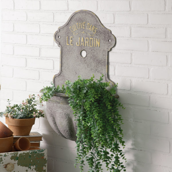 Le Jardin Metal Wall Planter - Holistic Habitat 