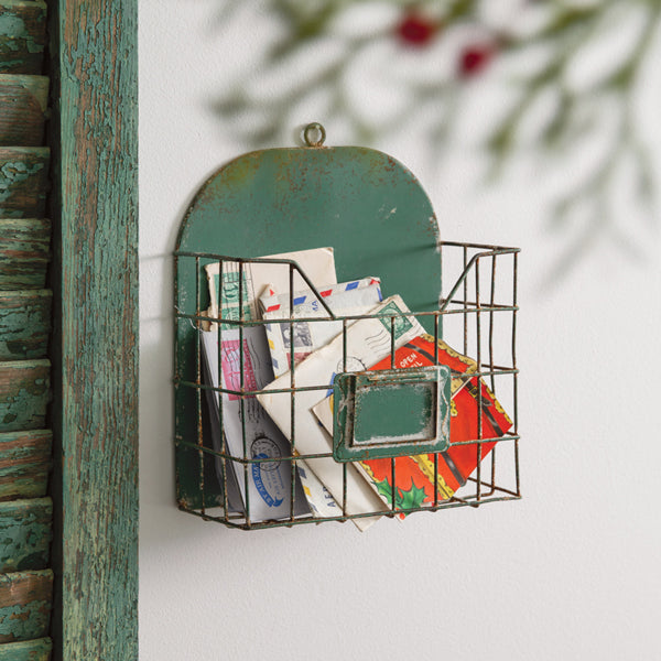 Wall Basket Letter Keeper