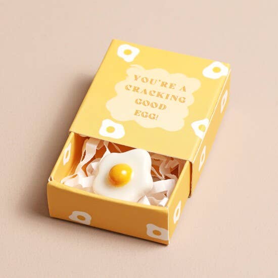 Tiny Matchbox Ceramic Token - Egg