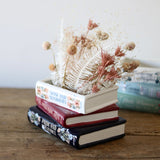 Jane Austen Stacked Books Planter