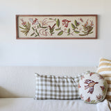 Garden Party Embroidered Wall Art - Holistic Habitat 