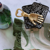 Brass Helping Hand Bottle Opener - Holistic Habitat 