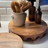 Arched Detail Wooden Risers - Set of 2