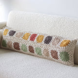 Granny Chic Crochet Block Lumbar Pillow - 36x10 - Holistic Habitat 