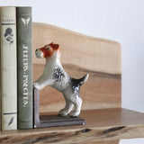 Jack Russell Terrier Cast Iron Bookends - Set of 2