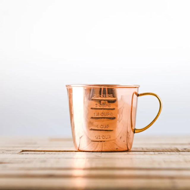 Copper Liquid Measuring Cup - 2.5 Cup - Holistic Habitat 