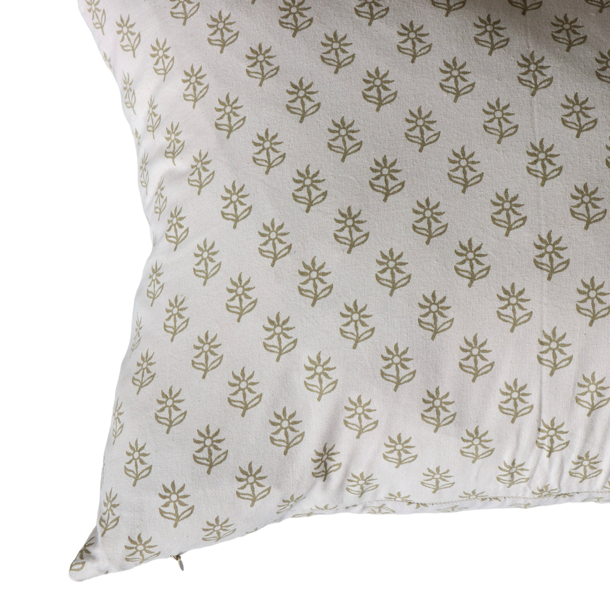 Daisies Printed Cotton Cushion Cover - 16x20 - Holistic Habitat 