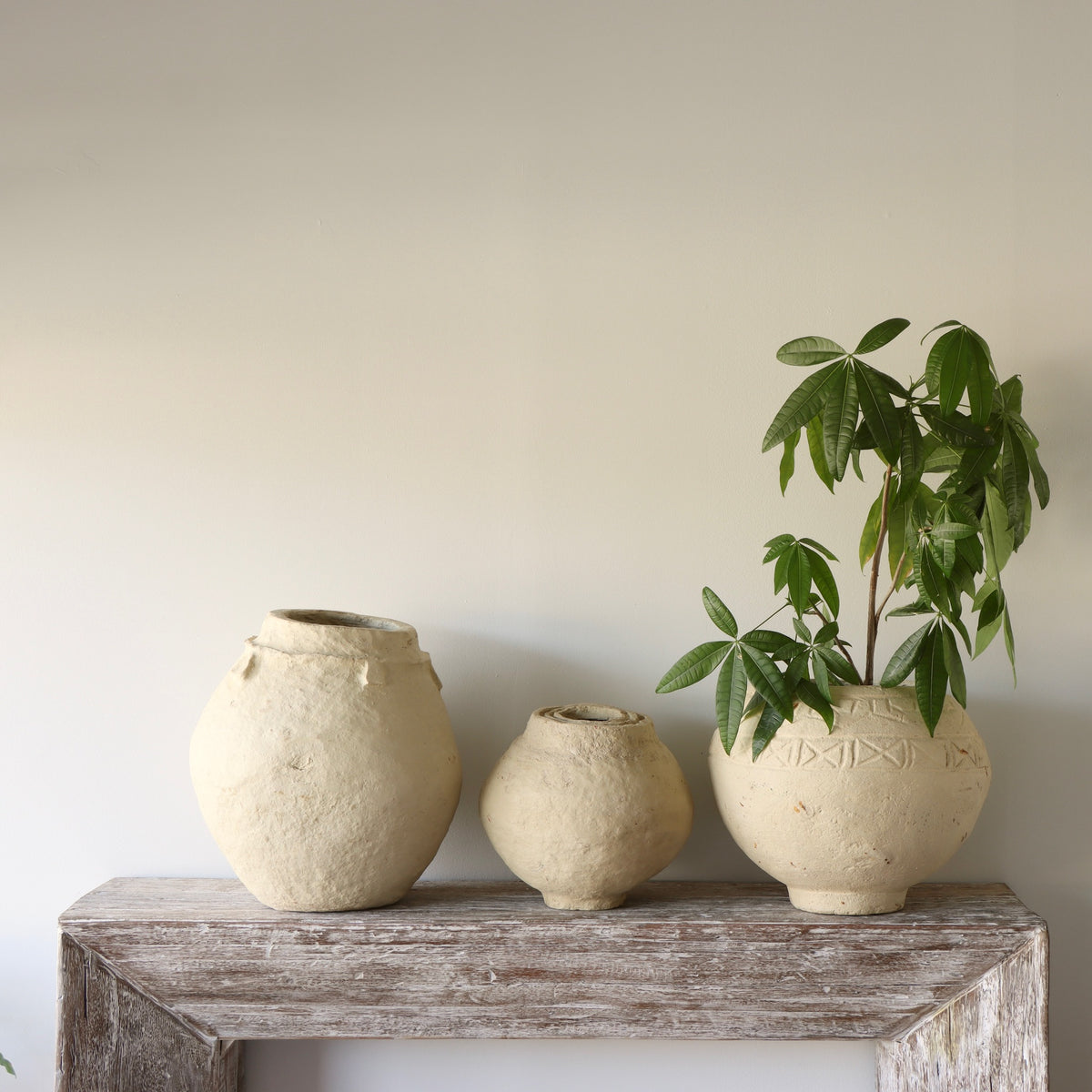 Corinth Paper Mache Vase- Small - Holistic Habitat 