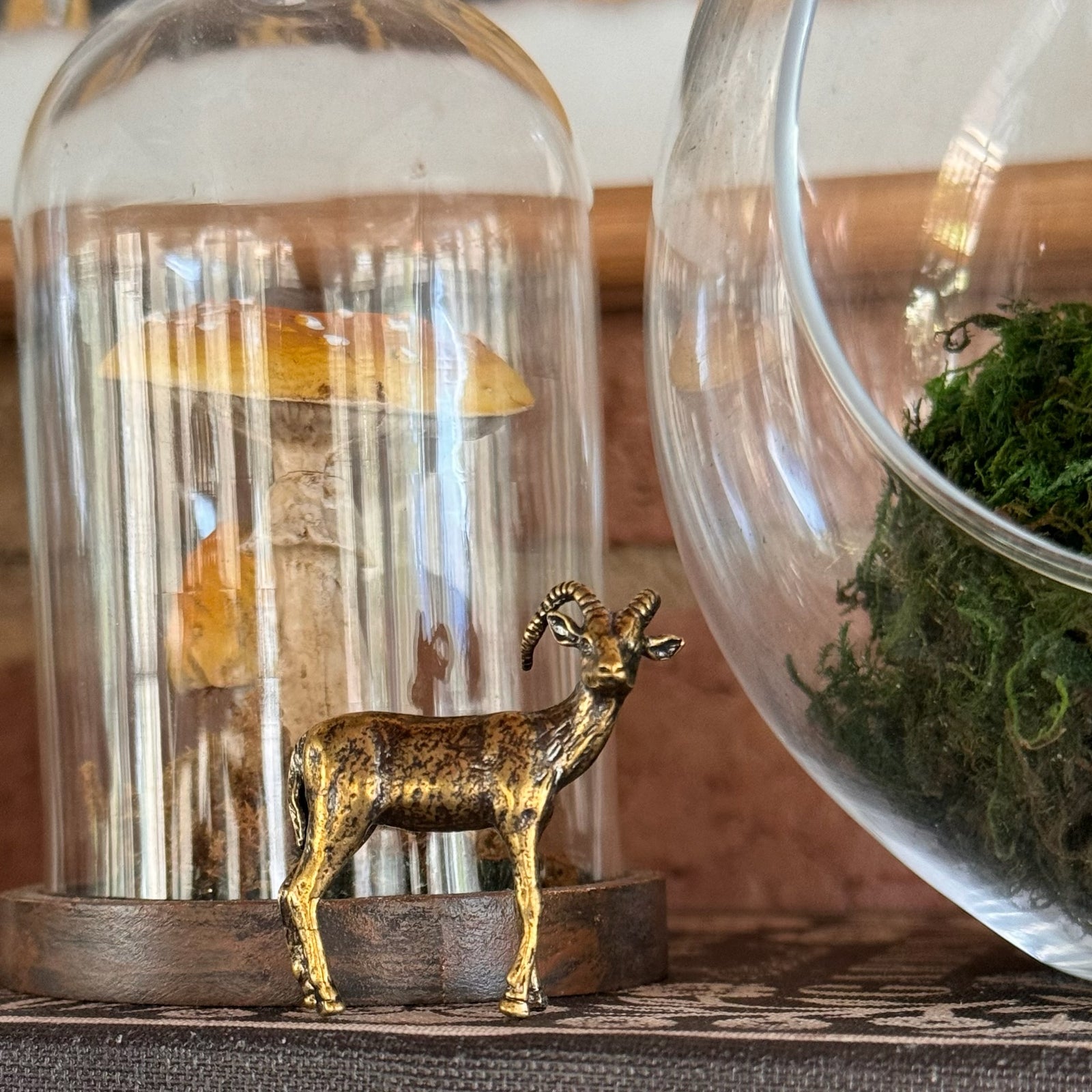 The Goat Mini Brass Animal - Holistic Habitat 