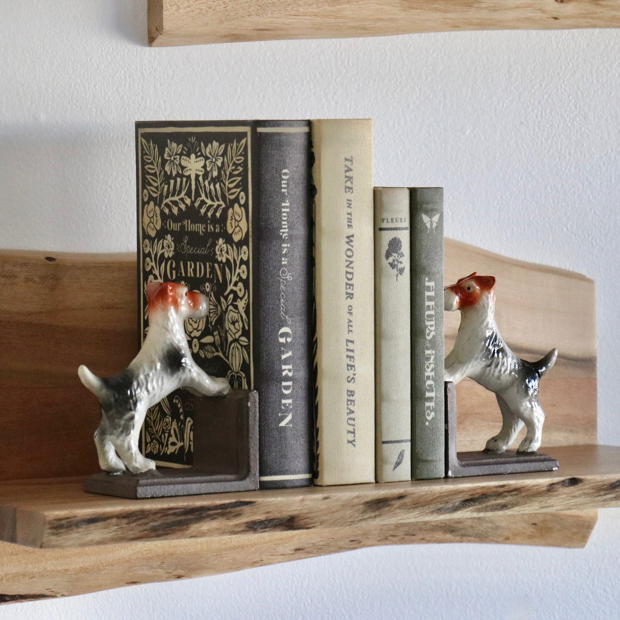 Jack Russell Terrier Cast Iron Bookends - Set of 2