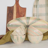 Watercolors Hand Painted Terracotta Bowls - Holistic Habitat 