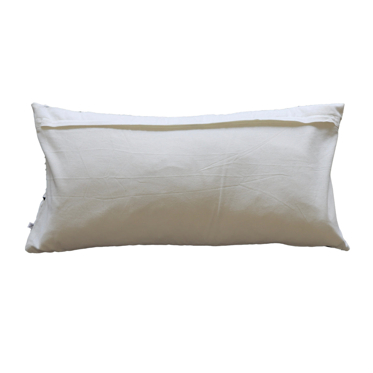 Bella Damask Lumbar Pillow Cover - Black - Holistic Habitat 
